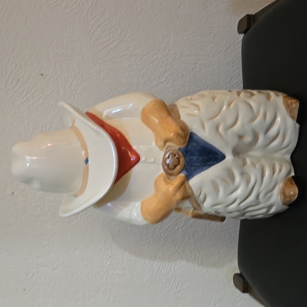 Story Teller Arts Vintage Cowboy Cookie Jar